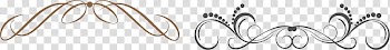 Brown and black spiral , Twig White Organ, European dividing line line transparent background PNG clipart