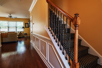 Brown and Black Stairs