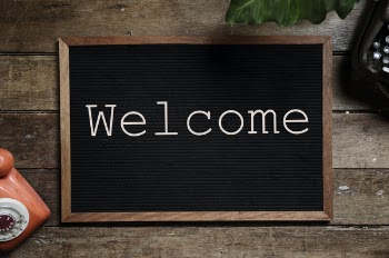Brown And Black Welcome Bulletin Board