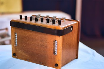 Brown and Black Wireless Device