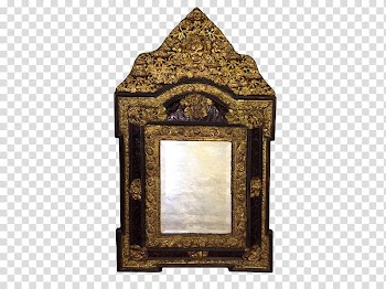 , brown and black wooden frame transparent background PNG clipart