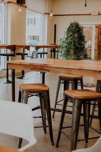 Brown-and-black Wooden Metal Chairs