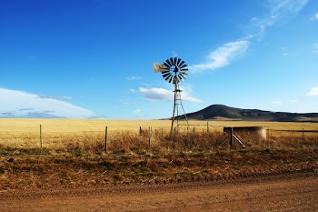 Brown and Black Wooden Wind Mill