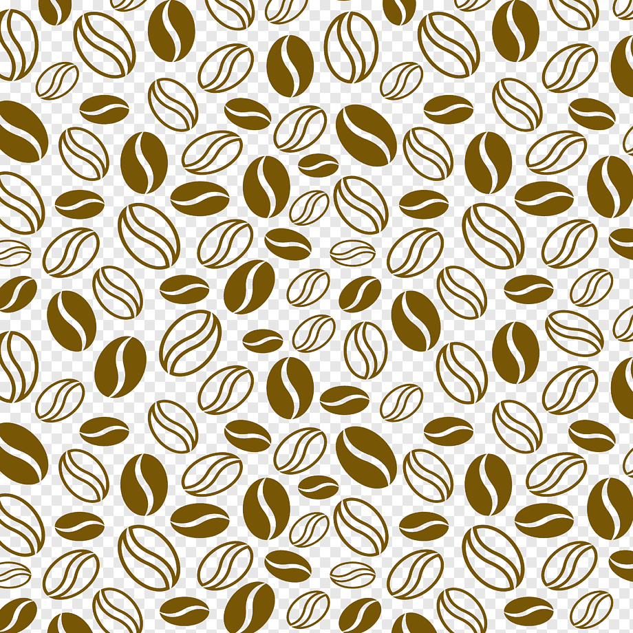 brown and blue petals-themed illustration, Coffee bean Tea Cafe, Coffee beans Shading, cafe, tea, coffee Shop png