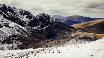 Brown and Gray Mountains