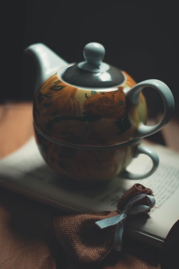 Brown and Gray Teapot