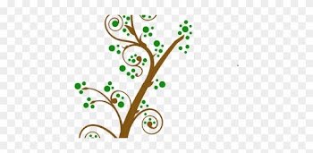 Brown And Green Tree Branch Clip Art At Clkercom Vector - Tree Branch Clip Art