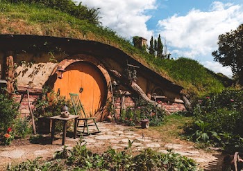 Brown and Orange House