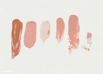 Brown and pink brush strokes | Free stock vector - 582094