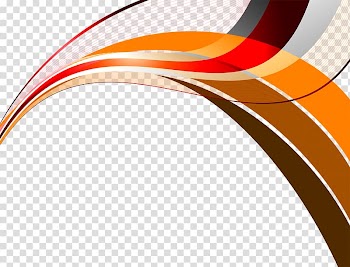 Brown and red colors illustration, Line Computer file, Colorful science and technology linear flow lines in the background transparent background PNG clipart