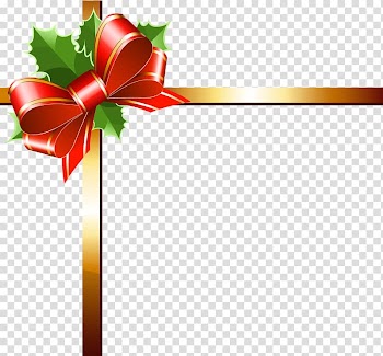 Brown and red ribbon illustration, Ribbon Gold Christmas , Christmas Gold Ribbon transparent background PNG clipart
