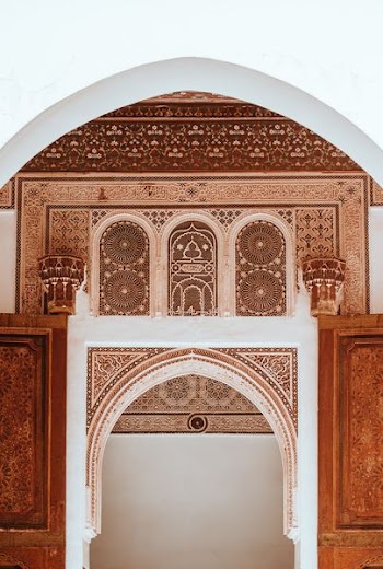 brown and white arche photography