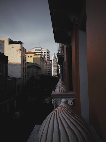 Brown and White Building