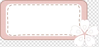 Brown and white frame graphics illustration, frame Pattern, Cherry border material transparent background PNG clipart