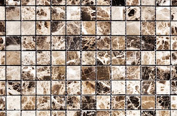 Brown and white grid pattern marble wall | Free stock photo - 539617