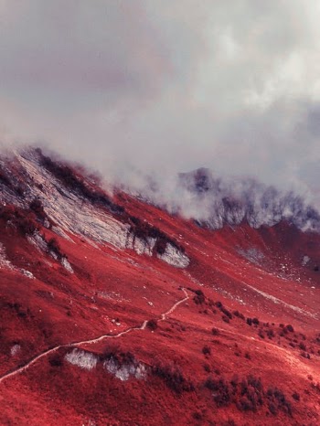 Brown and White Mountains Under White Clouds · Free Stock Photo