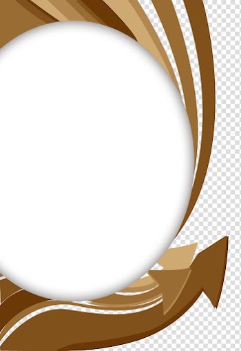 Brown and white spiral arrow illustration, Poster Autumn, Brown frame transparent background PNG clipart