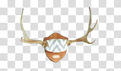 , brown animal horn ornament transparent background PNG clipart