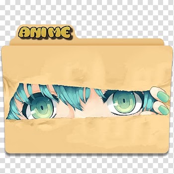 Brown Anime folder illustration, Anime Desktop Vocaloid Hatsune Miku, Beige Anime Folder Icon transparent background PNG clipart