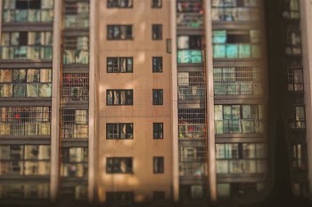brown apartment building