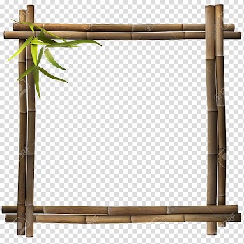 Brown bamboo frame , Frames Bamboo , bamboo transparent background PNG clipart
