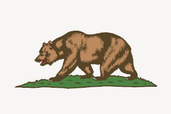 Brown bear clipart, illustration vector. | Free Vector - rawpixel