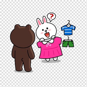 Brown bear Line Friends LINE BROWN FARM, bear transparent background PNG clipart