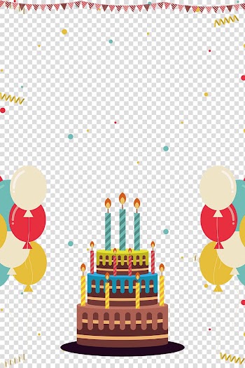 Brown birthday cake illustration, Birthday cake, Multi-layer birthday cake transparent background PNG clipart