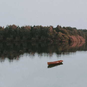Brown Boat on Body of Water