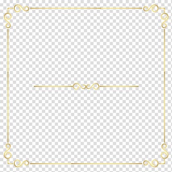 Brown border art, Copyright Plant, gold frame transparent background PNG clipart