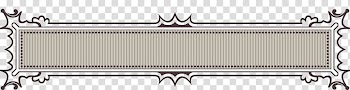 Brown border , Line Title bar Computer file, Retro border header line transparent background PNG clipart