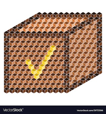 brown box from 3d cubes