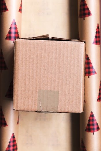 Brown Box Ready For Wrap And Shipping