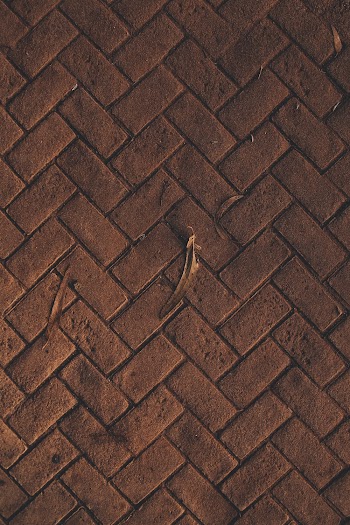 Brown Brick Pavement