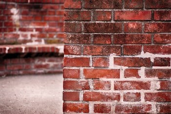 brown brick wall