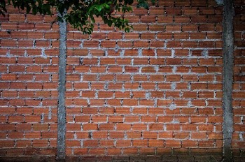 brown brick wall