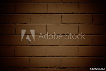 Brown brick wall