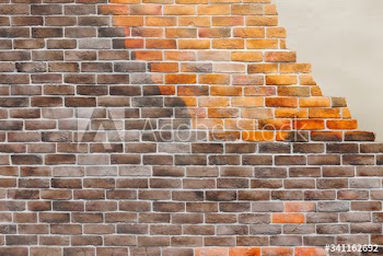 Brown brick wall