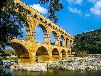 Brown Bridge Under Clear Sky