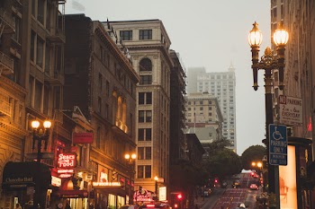 Brown Buildings Photo Taken during Golden Hour
