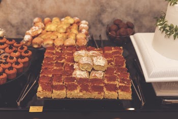 Brown Cakes On A Tray