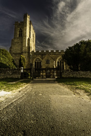 Brown Castle Under Cloudy Sky