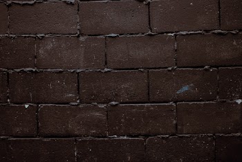 Brown Cinder Wall