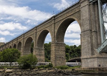 Brown Concrete Bridge