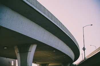 Brown Concrete Bridge