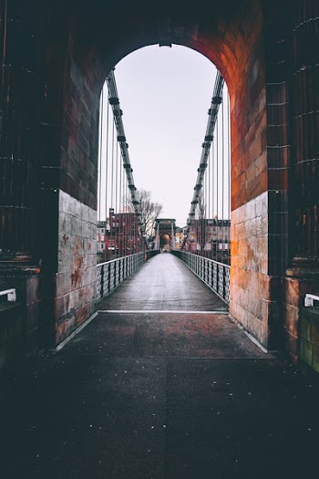 Brown Concrete Bridge