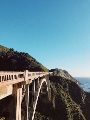 Brown Concrete Bridge