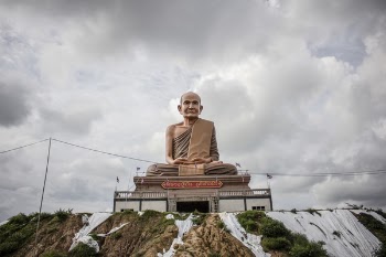 Brown Concrete Buddha Building