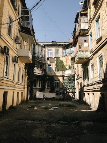 Brown Concrete Buildings