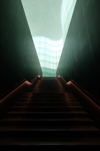 Brown Concrete Staircase